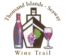 logo for thousand islands seaway wine trail