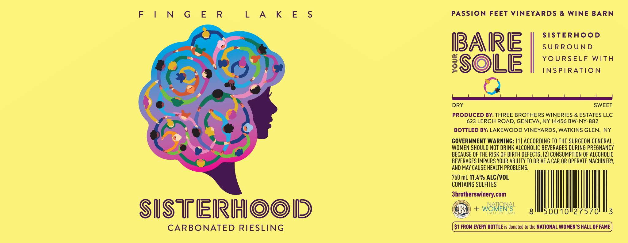 Three Brothers Wineries Collaborates with the National Women’s Hall of