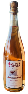 jason's vineyard bubbly rose bottle shot